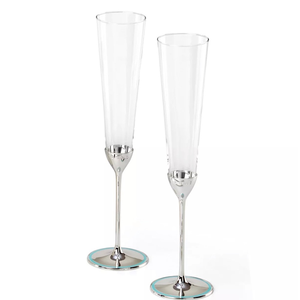NIB Kate Spade Lenox Take The Cake Toasting Flute Pair - Never Opened